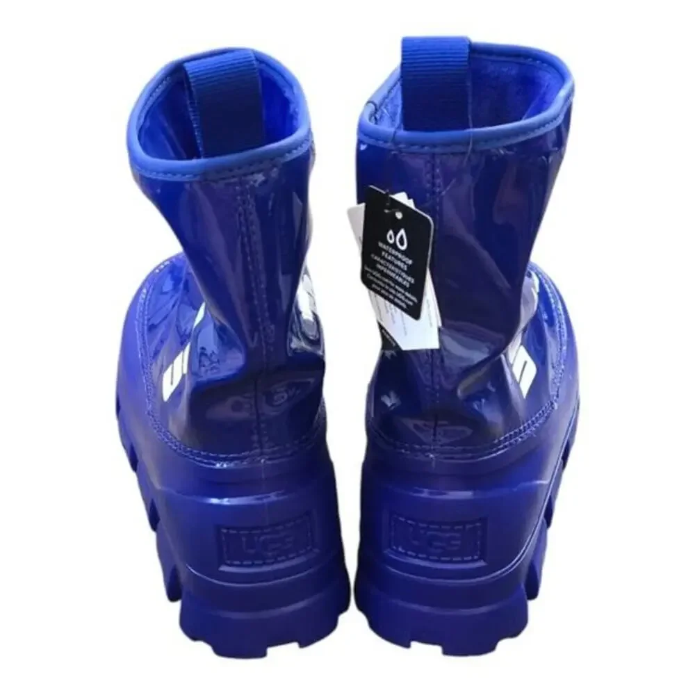 UGG Royal Blue CLASSIC BRELLAH MINI WATERPROOF RAIN BOOTS Women's Size‎ 7, 8 New